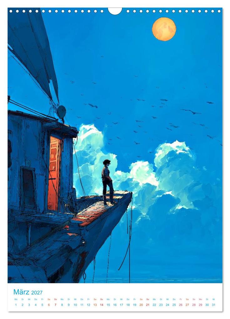 Weitere Ansicht: Nachtträume (Wandkalender 2027 DIN A3 hoch), CALVENDO Monatskalender | Val Thoermer, Calvendo