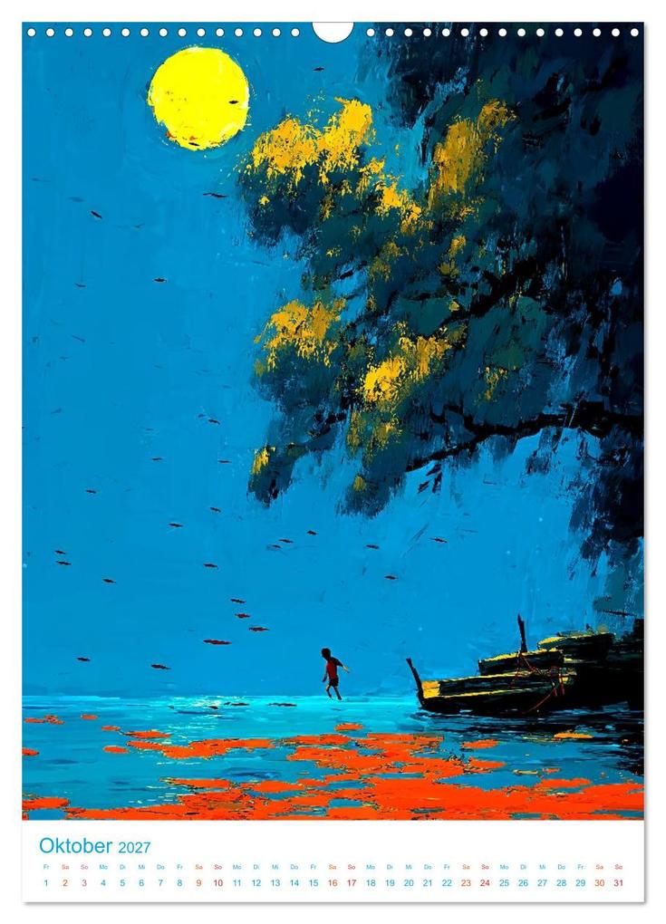 Weitere Ansicht: Nachtträume (Wandkalender 2027 DIN A3 hoch), CALVENDO Monatskalender | Val Thoermer, Calvendo