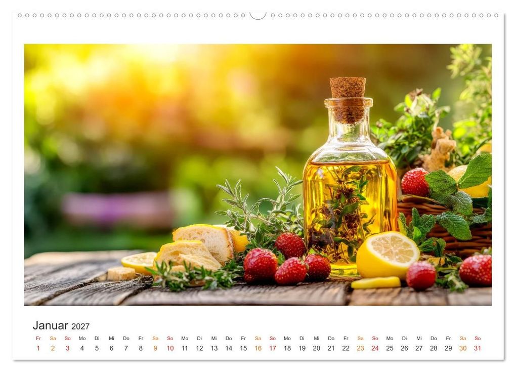Weitere Ansicht: Küchenkalender - ÖL-Welten (Wandkalender 2027 DIN A2 quer), CALVENDO Monatskalender | Peter Roder, Calvendo