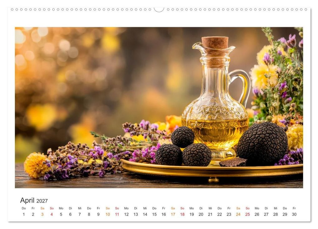 Weitere Ansicht: Küchenkalender - ÖL-Welten (Wandkalender 2027 DIN A2 quer), CALVENDO Monatskalender | Peter Roder, Calvendo