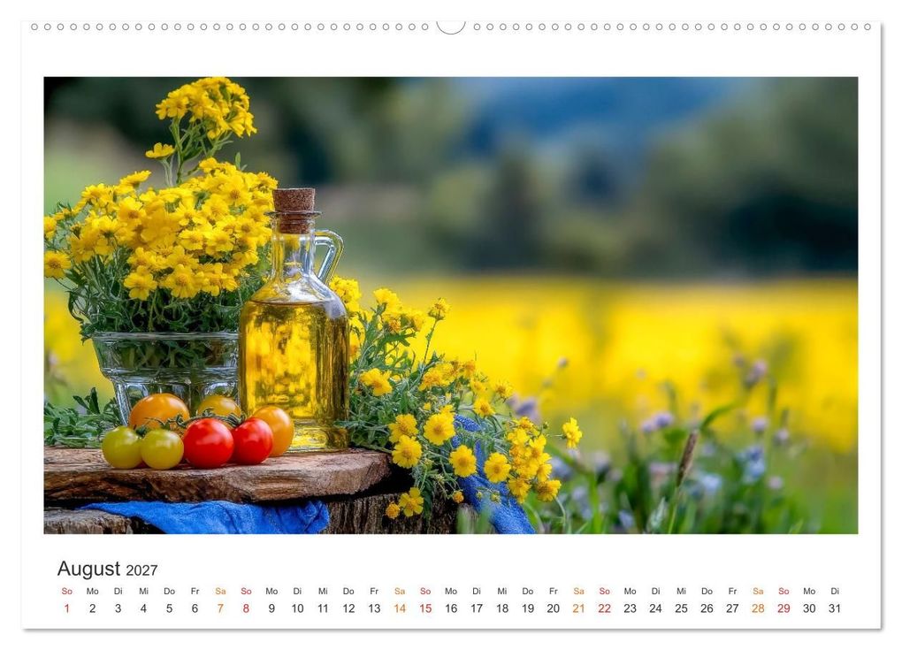 Weitere Ansicht: Küchenkalender - ÖL-Welten (Wandkalender 2027 DIN A2 quer), CALVENDO Monatskalender | Peter Roder, Calvendo