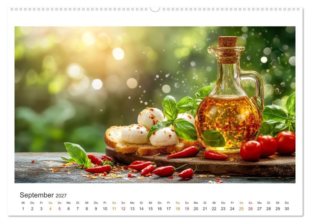 Weitere Ansicht: Küchenkalender - ÖL-Welten (Wandkalender 2027 DIN A2 quer), CALVENDO Monatskalender | Peter Roder, Calvendo