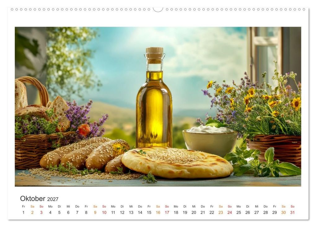 Weitere Ansicht: Küchenkalender - ÖL-Welten (Wandkalender 2027 DIN A2 quer), CALVENDO Monatskalender | Peter Roder, Calvendo