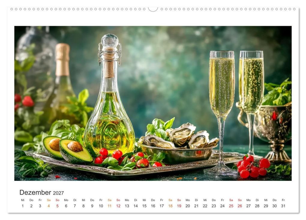 Weitere Ansicht: Küchenkalender - ÖL-Welten (Wandkalender 2027 DIN A2 quer), CALVENDO Monatskalender | Peter Roder, Calvendo