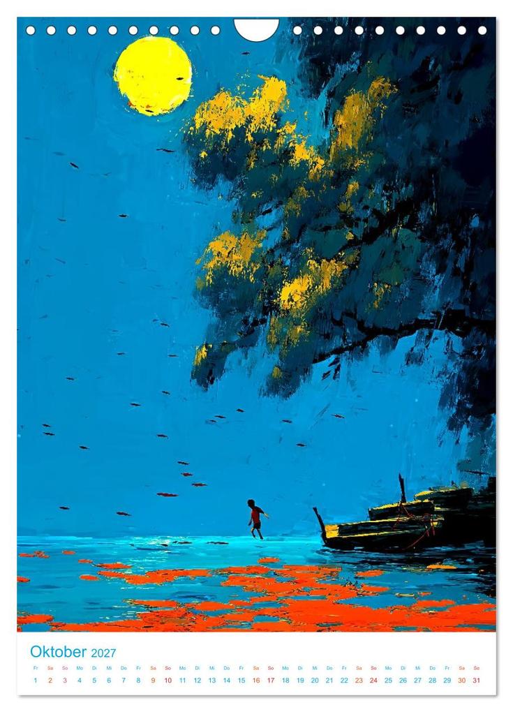 Weitere Ansicht: Nachtträume (Wandkalender 2027 DIN A4 hoch), CALVENDO Monatskalender | Val Thoermer, Calvendo