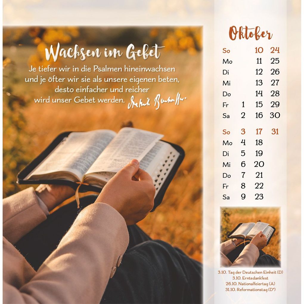 Weitere Ansicht: Gott ist für dich 2027 | Dietrich Bonhoeffer