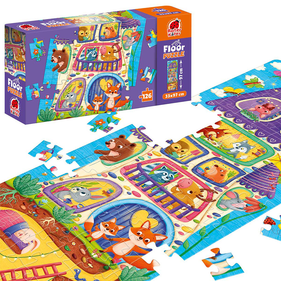 Weitere Ansicht: Puzzle Roter Käfer Bodenpuzzle Haus