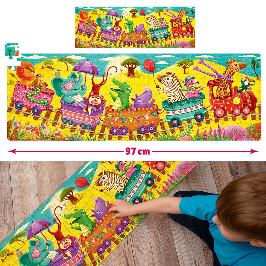 Weitere Ansicht: Puzzle Roter Käfer Bodenpuzzle Zug