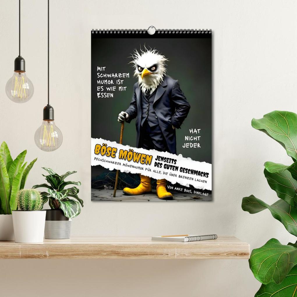 Weitere Ansicht: Böse Möwen - Jenseits des guten Geschmacks (Wandkalender 2027 DIN A3 hoch), CALVENDO Monatskalender | Dinklage Boos, Calvendo