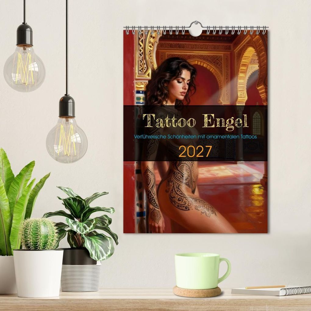Weitere Ansicht: Tattoo Engel (Wandkalender 2027 DIN A4 hoch), CALVENDO Monatskalender | Liam Blue, Calvendo