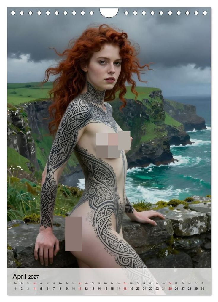 Weitere Ansicht: Tattoo Engel (Wandkalender 2027 DIN A4 hoch), CALVENDO Monatskalender | Liam Blue, Calvendo