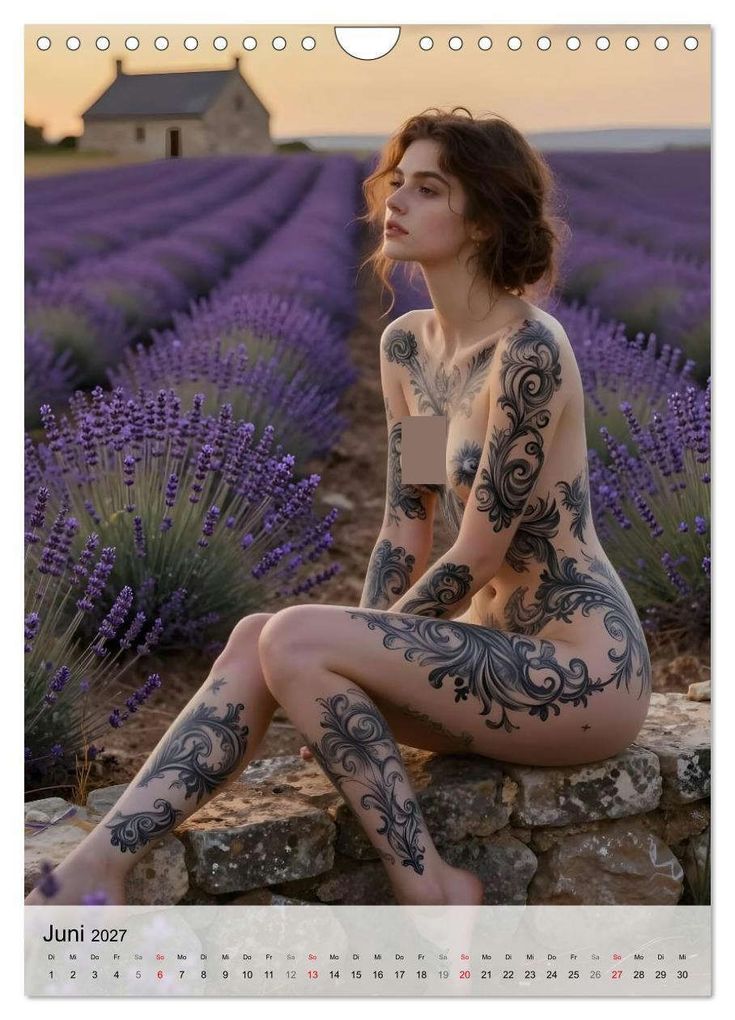 Weitere Ansicht: Tattoo Engel (Wandkalender 2027 DIN A4 hoch), CALVENDO Monatskalender | Liam Blue, Calvendo