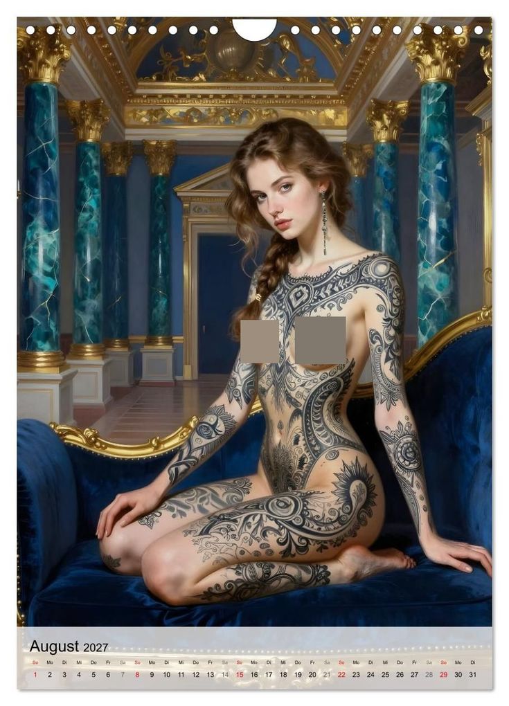 Weitere Ansicht: Tattoo Engel (Wandkalender 2027 DIN A4 hoch), CALVENDO Monatskalender | Liam Blue, Calvendo