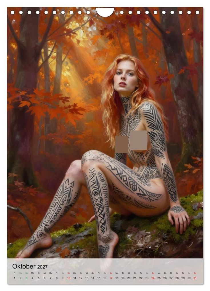 Weitere Ansicht: Tattoo Engel (Wandkalender 2027 DIN A4 hoch), CALVENDO Monatskalender | Liam Blue, Calvendo