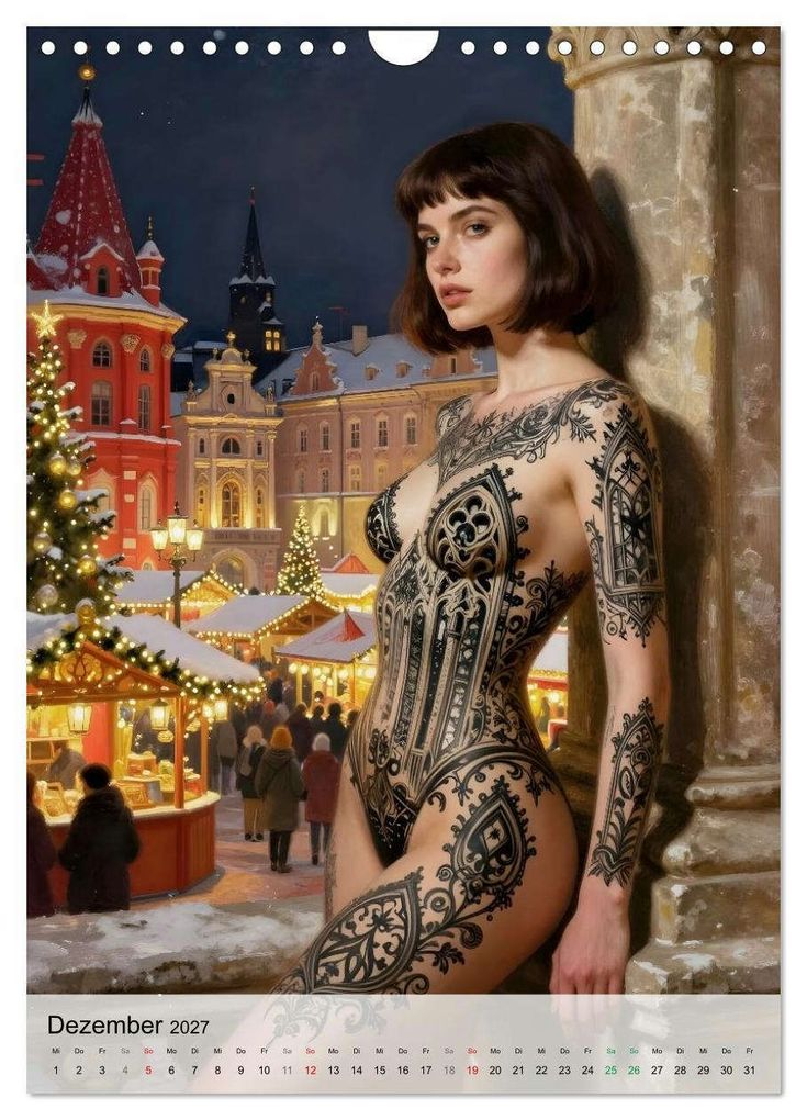 Weitere Ansicht: Tattoo Engel (Wandkalender 2027 DIN A4 hoch), CALVENDO Monatskalender | Liam Blue, Calvendo