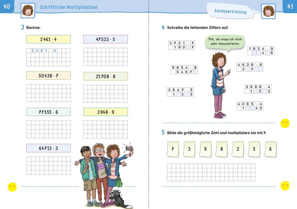 Weitere Ansicht: Übungsheft Mathematik - 4. Klasse | Kim Wagner