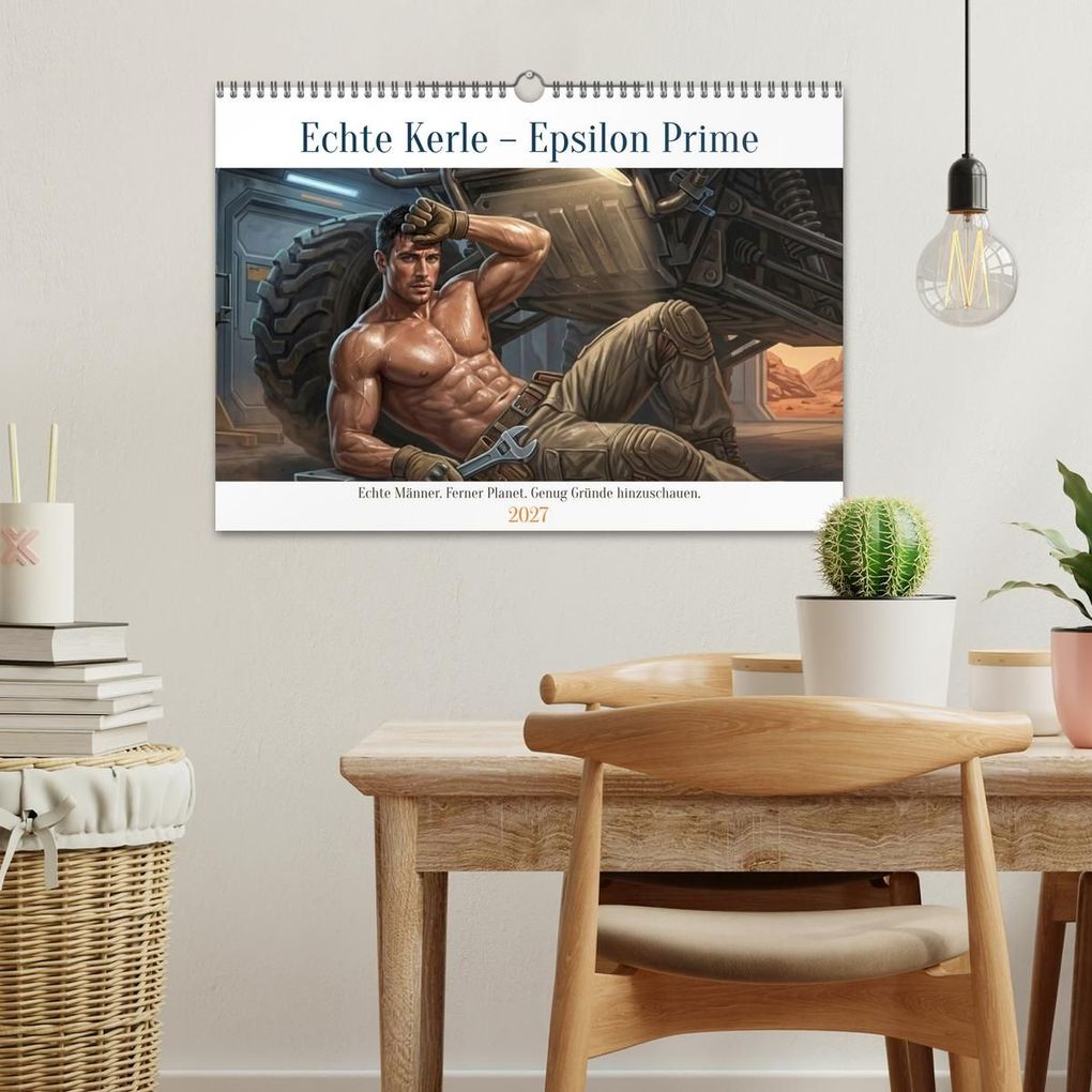 Weitere Ansicht: Echte Kerle - Epsilon Prime (Wandkalender 2027 DIN A3 quer), CALVENDO Monatskalender | Liam Blue, Calvendo