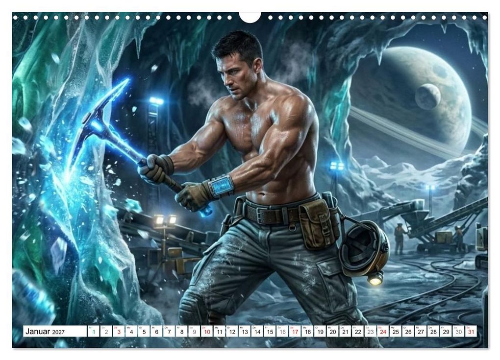 Weitere Ansicht: Echte Kerle - Epsilon Prime (Wandkalender 2027 DIN A3 quer), CALVENDO Monatskalender | Liam Blue, Calvendo