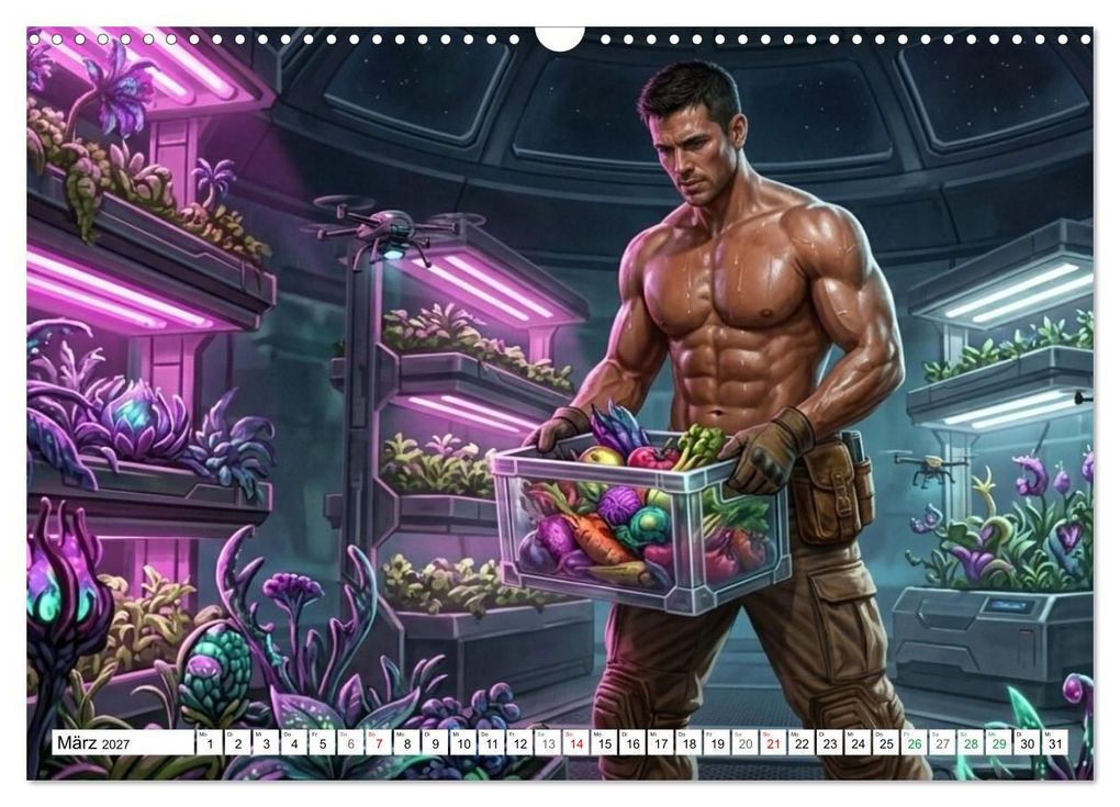Weitere Ansicht: Echte Kerle - Epsilon Prime (Wandkalender 2027 DIN A3 quer), CALVENDO Monatskalender | Liam Blue, Calvendo