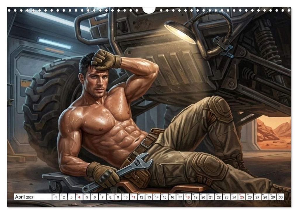 Weitere Ansicht: Echte Kerle - Epsilon Prime (Wandkalender 2027 DIN A3 quer), CALVENDO Monatskalender | Liam Blue, Calvendo