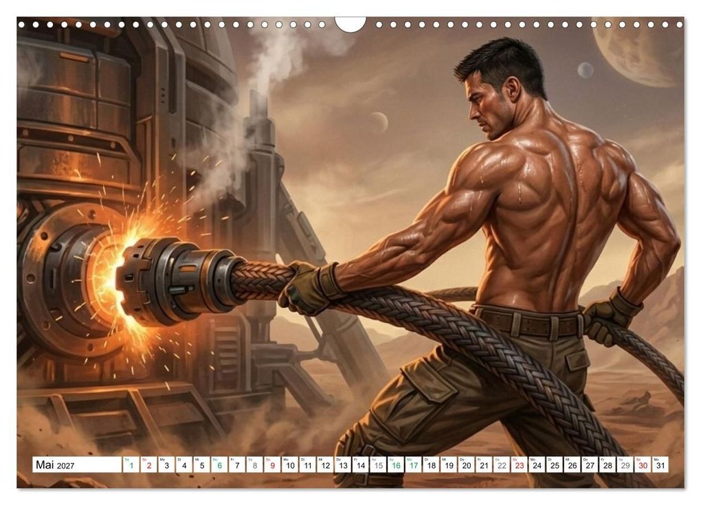 Weitere Ansicht: Echte Kerle - Epsilon Prime (Wandkalender 2027 DIN A3 quer), CALVENDO Monatskalender | Liam Blue, Calvendo