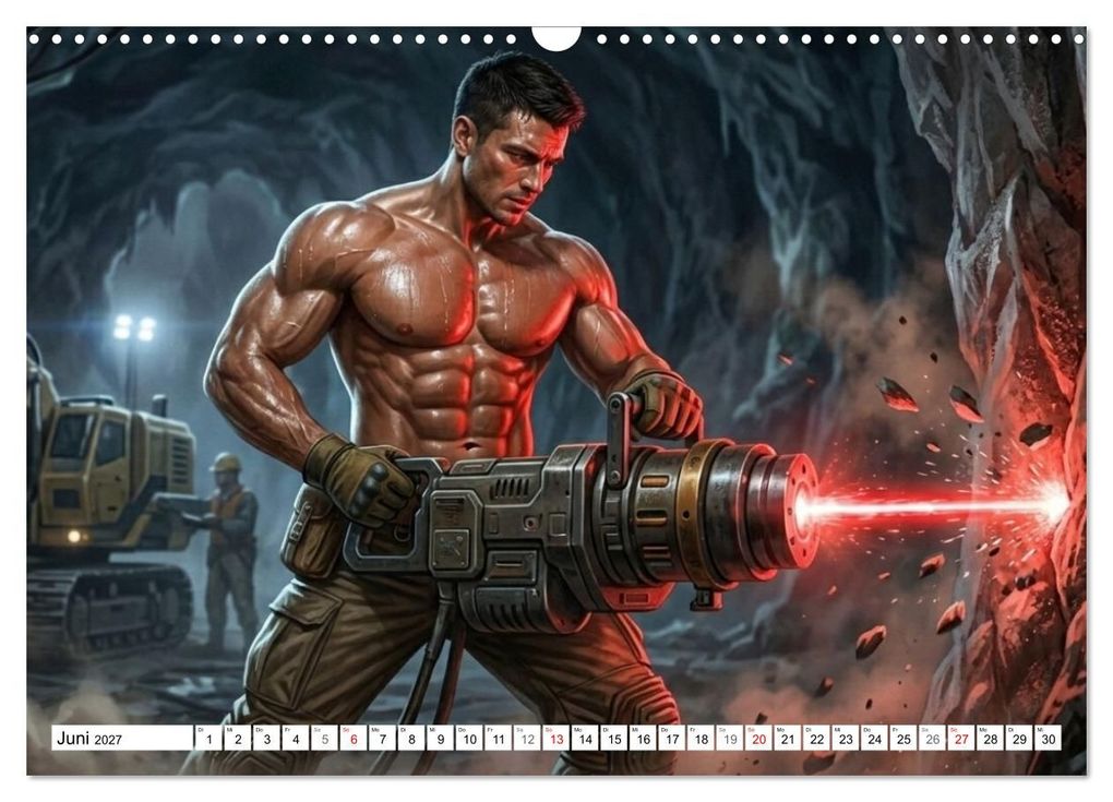 Weitere Ansicht: Echte Kerle - Epsilon Prime (Wandkalender 2027 DIN A3 quer), CALVENDO Monatskalender | Liam Blue, Calvendo