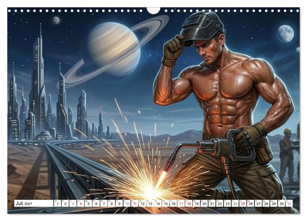Weitere Ansicht: Echte Kerle - Epsilon Prime (Wandkalender 2027 DIN A3 quer), CALVENDO Monatskalender | Liam Blue, Calvendo