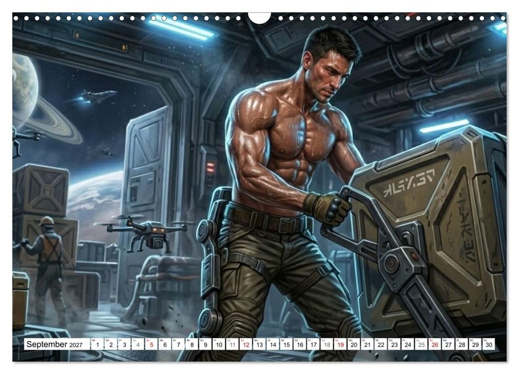 Weitere Ansicht: Echte Kerle - Epsilon Prime (Wandkalender 2027 DIN A3 quer), CALVENDO Monatskalender | Liam Blue, Calvendo