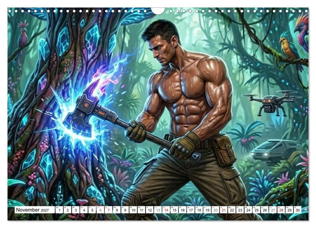 Weitere Ansicht: Echte Kerle - Epsilon Prime (Wandkalender 2027 DIN A3 quer), CALVENDO Monatskalender | Liam Blue, Calvendo