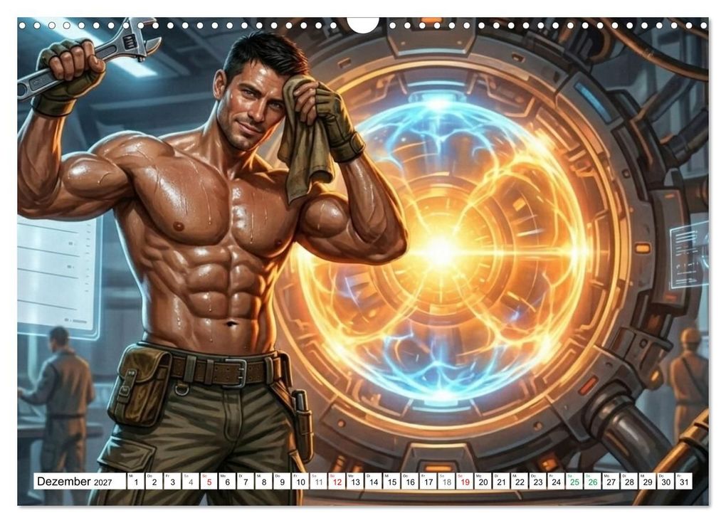Weitere Ansicht: Echte Kerle - Epsilon Prime (Wandkalender 2027 DIN A3 quer), CALVENDO Monatskalender | Liam Blue, Calvendo