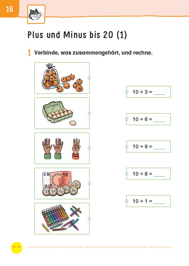 Weitere Ansicht: Übungsheft Mathematik - Kopfrechnen 1./2. Klasse | Kim Wagner