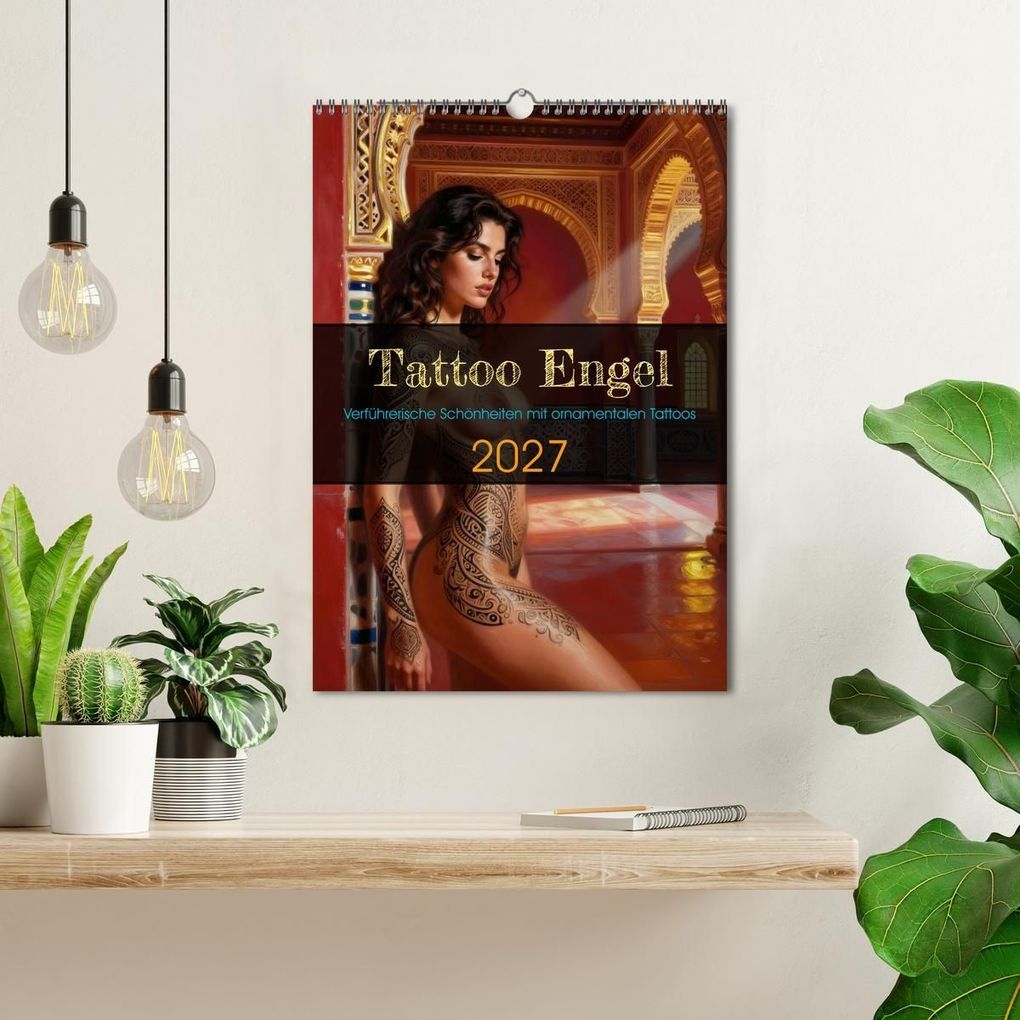 Weitere Ansicht: Tattoo Engel (Wandkalender 2027 DIN A3 hoch), CALVENDO Monatskalender | Liam Blue, Calvendo