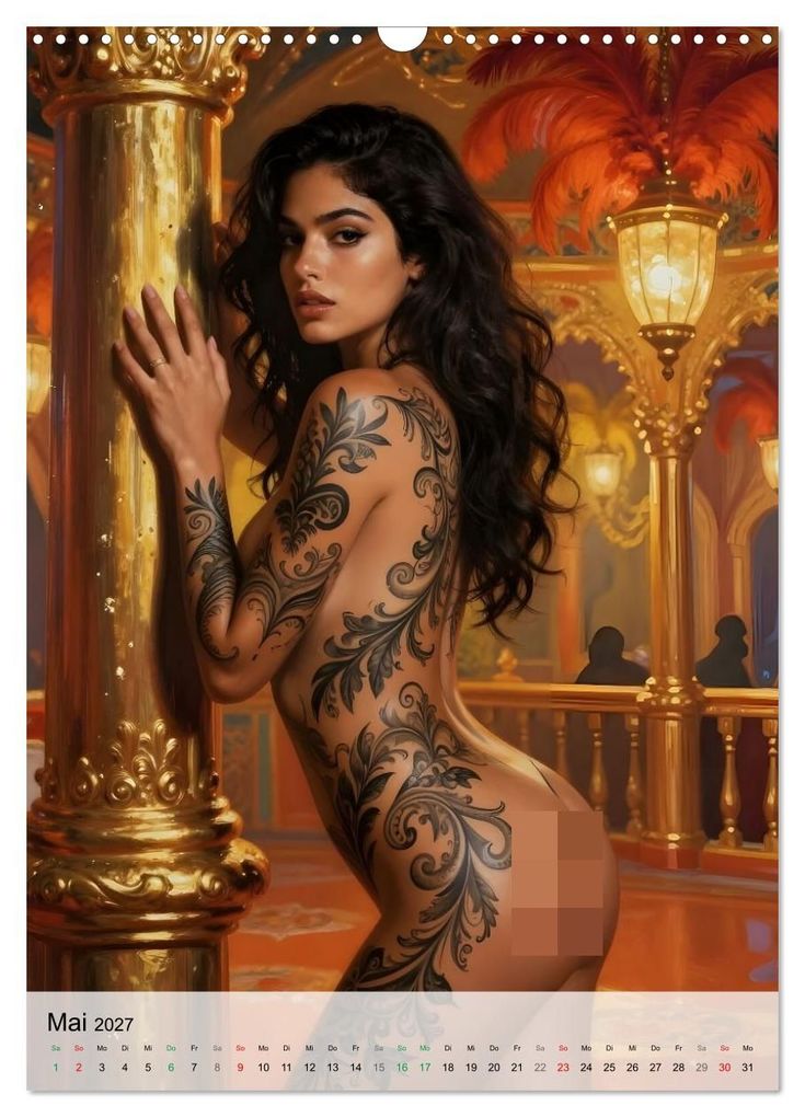 Weitere Ansicht: Tattoo Engel (Wandkalender 2027 DIN A3 hoch), CALVENDO Monatskalender | Liam Blue, Calvendo