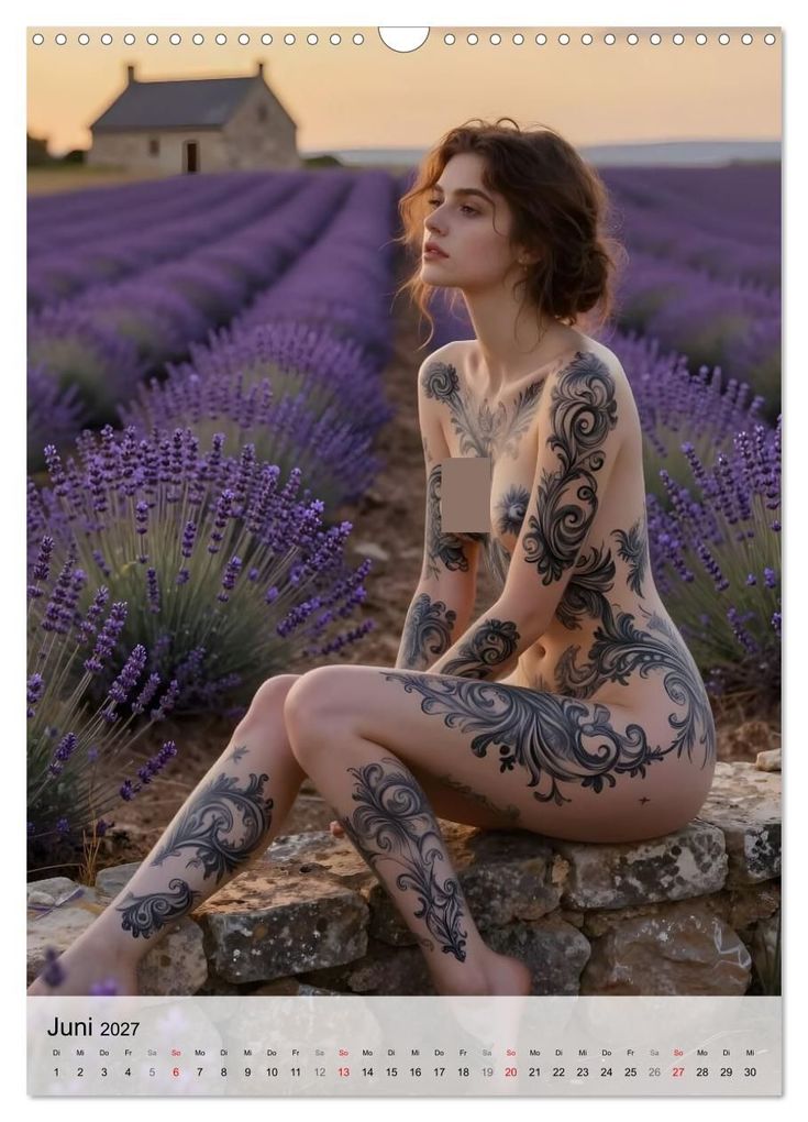 Weitere Ansicht: Tattoo Engel (Wandkalender 2027 DIN A3 hoch), CALVENDO Monatskalender | Liam Blue, Calvendo