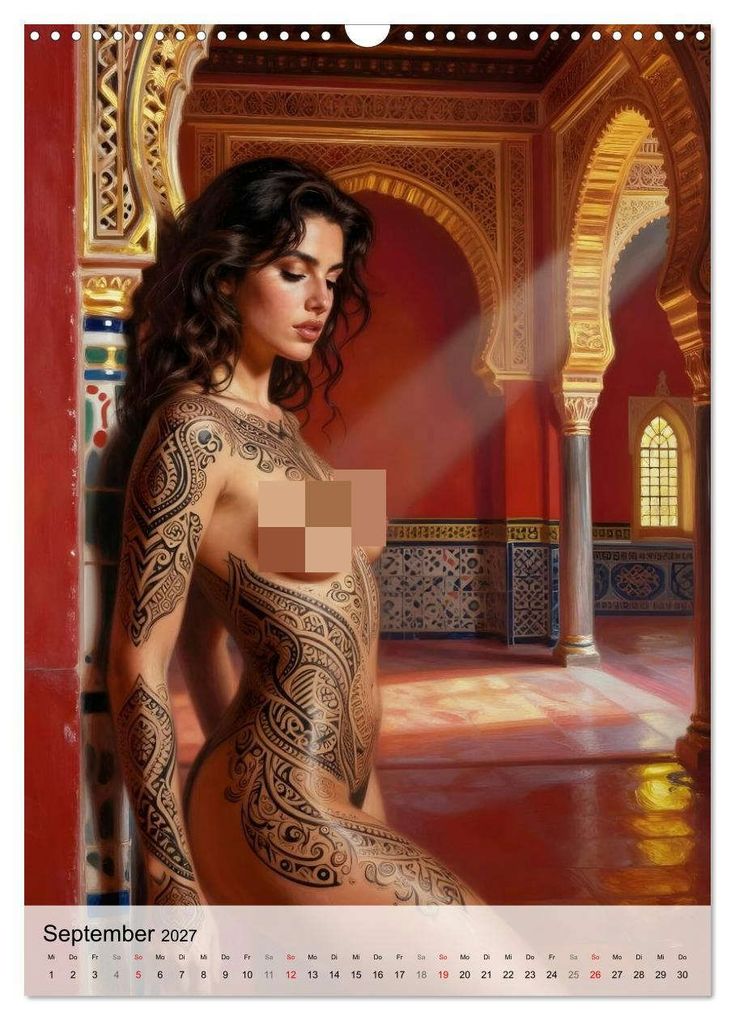 Weitere Ansicht: Tattoo Engel (Wandkalender 2027 DIN A3 hoch), CALVENDO Monatskalender | Liam Blue, Calvendo