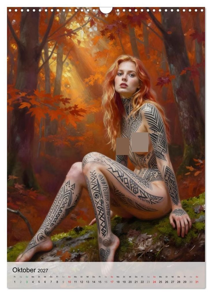 Weitere Ansicht: Tattoo Engel (Wandkalender 2027 DIN A3 hoch), CALVENDO Monatskalender | Liam Blue, Calvendo