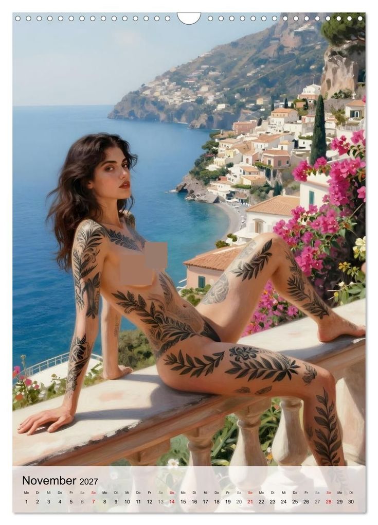 Weitere Ansicht: Tattoo Engel (Wandkalender 2027 DIN A3 hoch), CALVENDO Monatskalender | Liam Blue, Calvendo