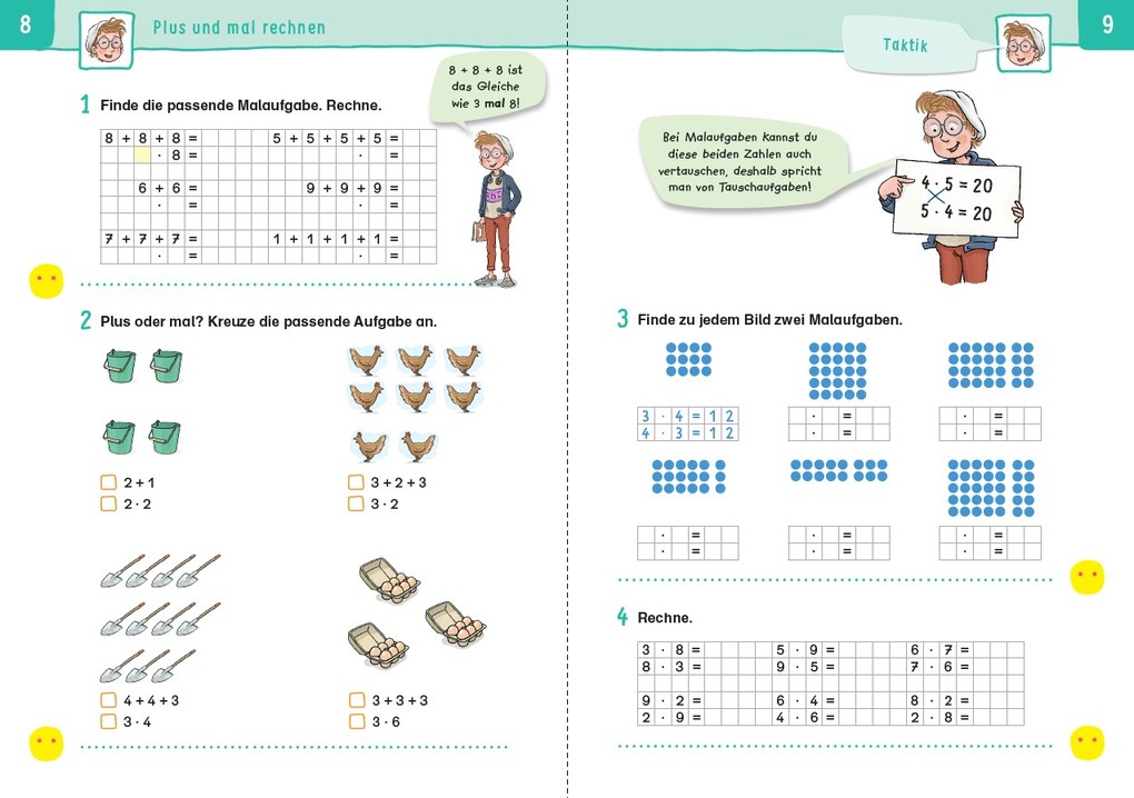 Weitere Ansicht: Übungsheft Mathematik - Einmaleins 2./3. Klasse | Kim Wagner