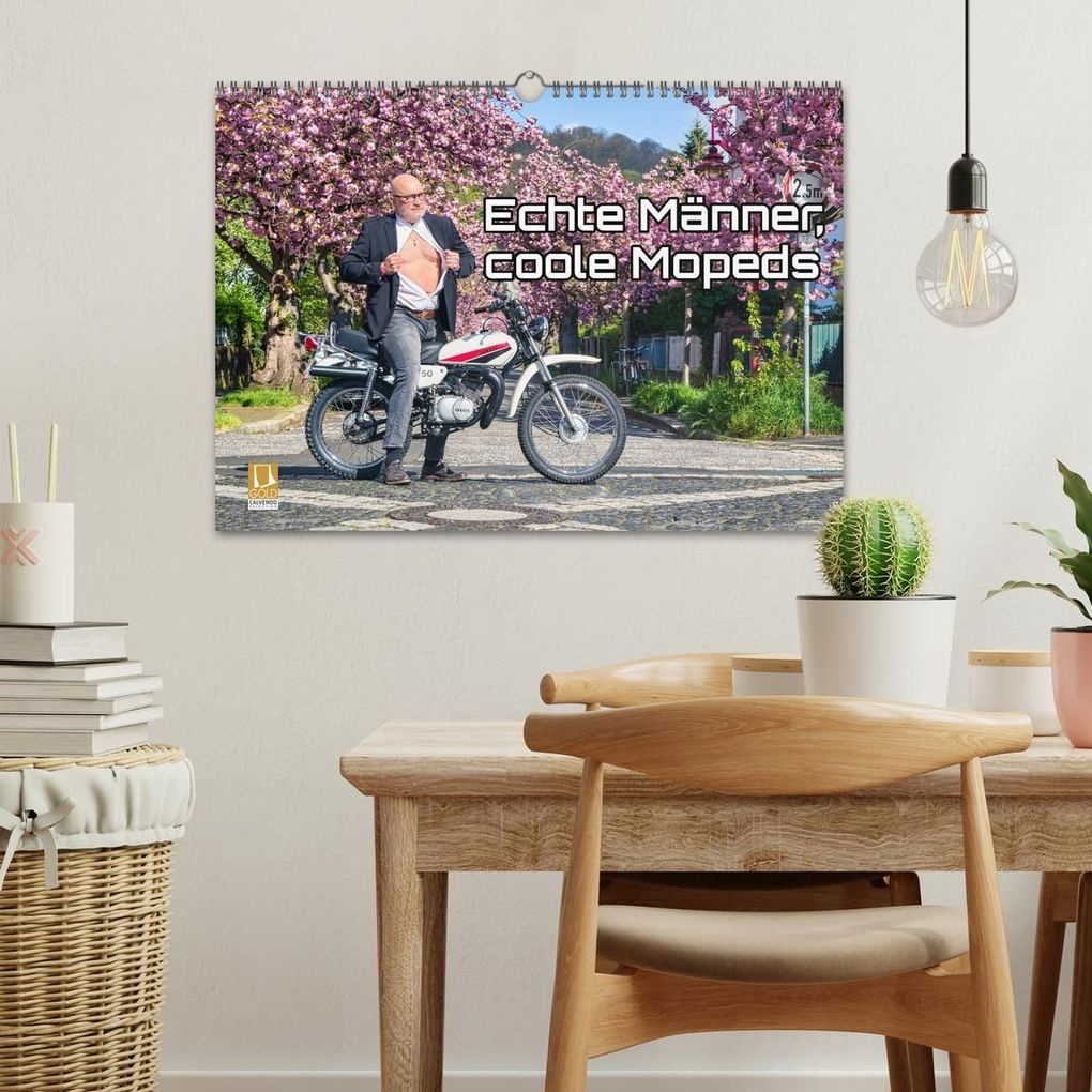 Weitere Ansicht: Echte Männer, coole Mopeds (Wandkalender 2027 DIN A3 quer), CALVENDO Monatskalender | Frank Kremer & Richard Kiefer, Calvendo