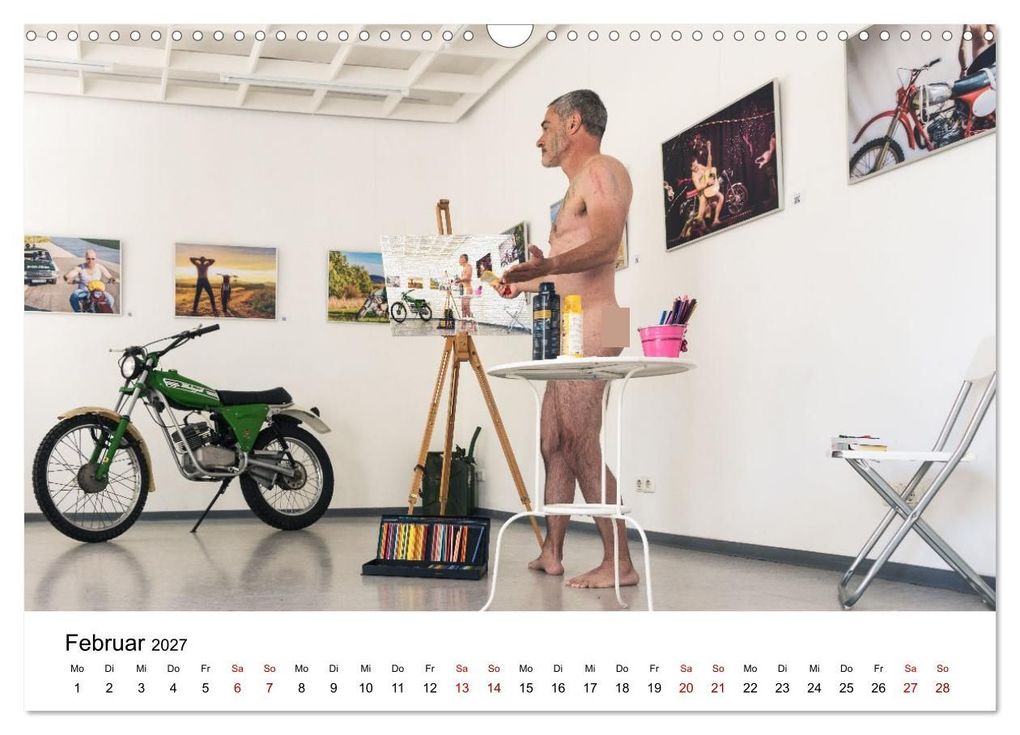 Weitere Ansicht: Echte Männer, coole Mopeds (Wandkalender 2027 DIN A3 quer), CALVENDO Monatskalender | Frank Kremer & Richard Kiefer, Calvendo