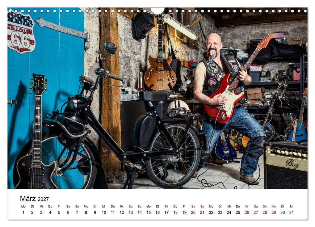 Weitere Ansicht: Echte Männer, coole Mopeds (Wandkalender 2027 DIN A3 quer), CALVENDO Monatskalender | Frank Kremer & Richard Kiefer, Calvendo