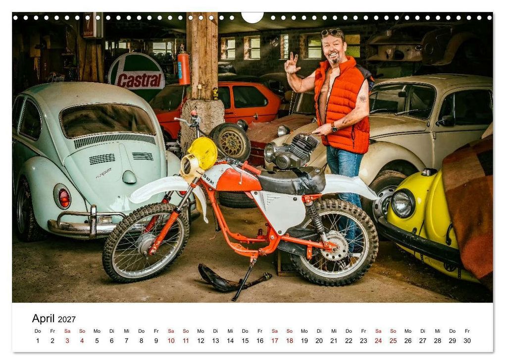 Weitere Ansicht: Echte Männer, coole Mopeds (Wandkalender 2027 DIN A3 quer), CALVENDO Monatskalender | Frank Kremer & Richard Kiefer, Calvendo
