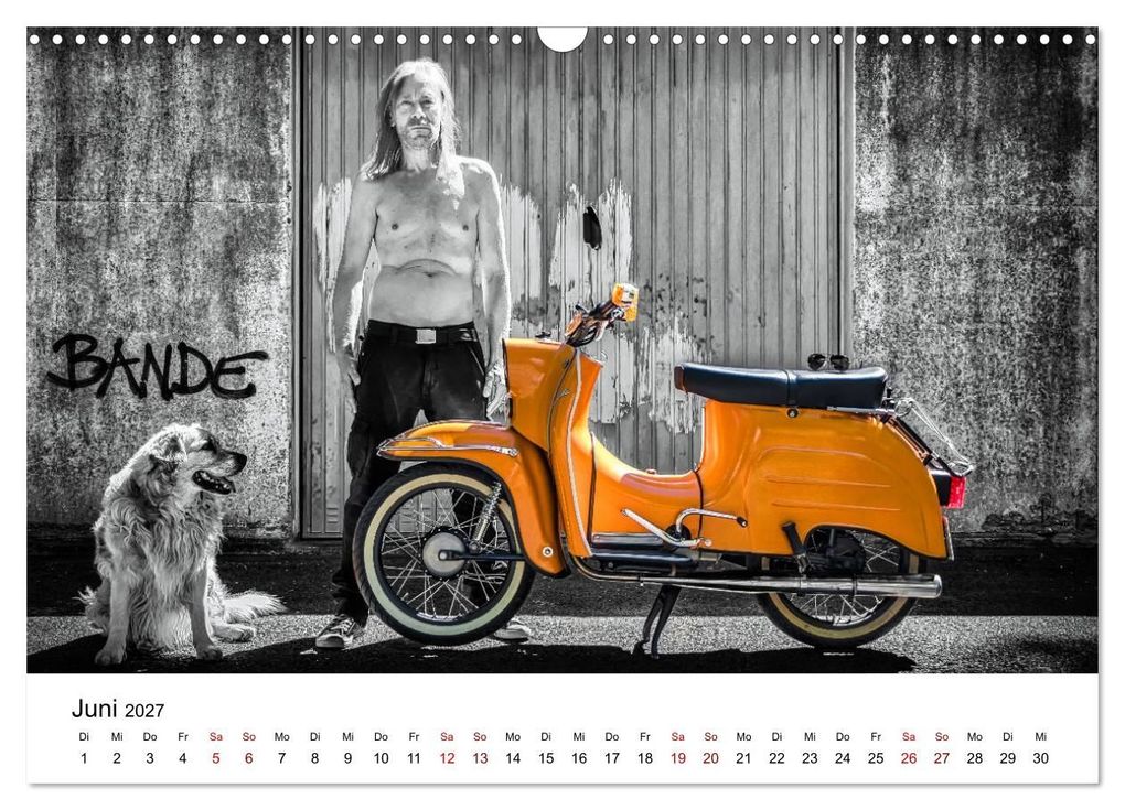 Weitere Ansicht: Echte Männer, coole Mopeds (Wandkalender 2027 DIN A3 quer), CALVENDO Monatskalender | Frank Kremer & Richard Kiefer, Calvendo