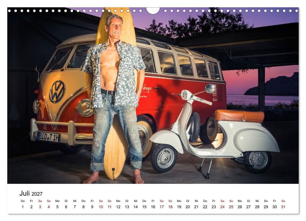 Weitere Ansicht: Echte Männer, coole Mopeds (Wandkalender 2027 DIN A3 quer), CALVENDO Monatskalender | Frank Kremer & Richard Kiefer, Calvendo