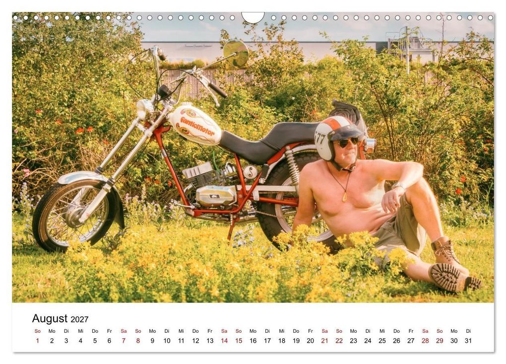 Weitere Ansicht: Echte Männer, coole Mopeds (Wandkalender 2027 DIN A3 quer), CALVENDO Monatskalender | Frank Kremer & Richard Kiefer, Calvendo