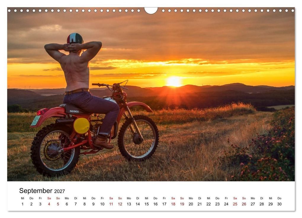 Weitere Ansicht: Echte Männer, coole Mopeds (Wandkalender 2027 DIN A3 quer), CALVENDO Monatskalender | Frank Kremer & Richard Kiefer, Calvendo