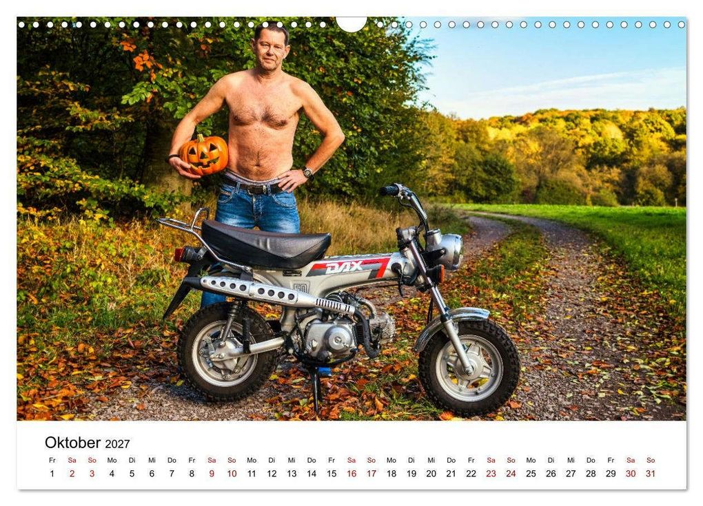 Weitere Ansicht: Echte Männer, coole Mopeds (Wandkalender 2027 DIN A3 quer), CALVENDO Monatskalender | Frank Kremer & Richard Kiefer, Calvendo