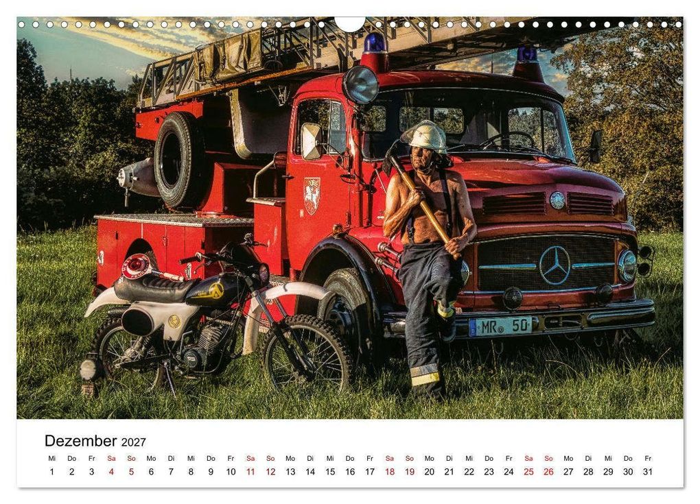 Weitere Ansicht: Echte Männer, coole Mopeds (Wandkalender 2027 DIN A3 quer), CALVENDO Monatskalender | Frank Kremer & Richard Kiefer, Calvendo