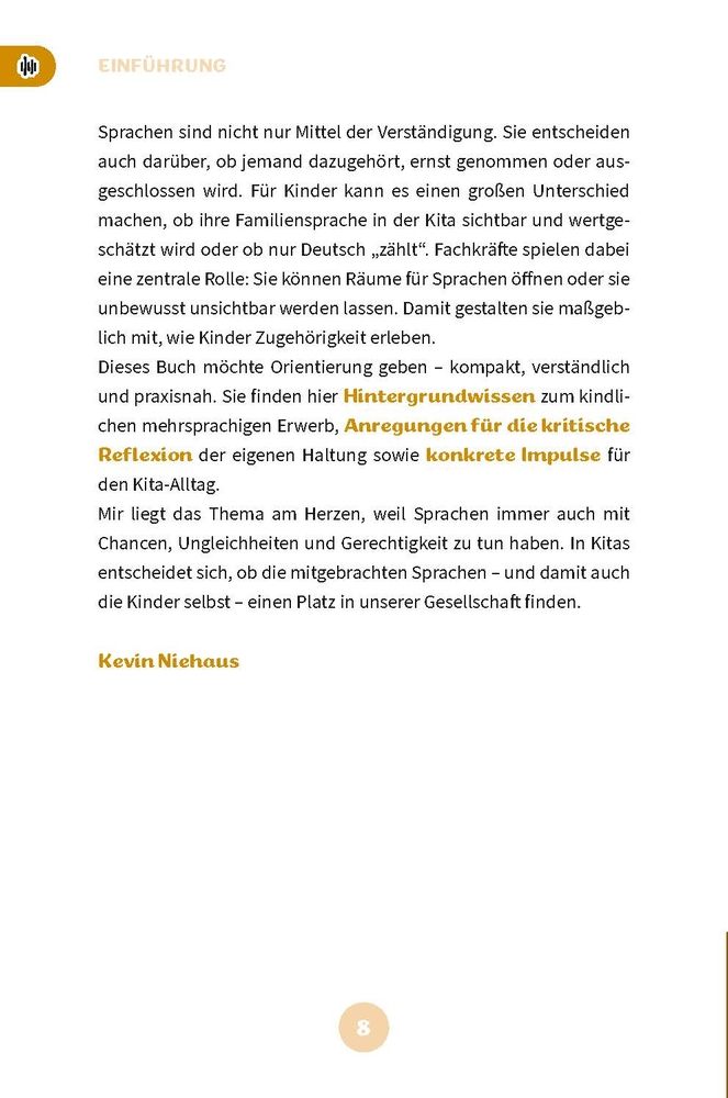 Weitere Ansicht: Sprachenvielfalt in der Kita | Kevin Niehaus