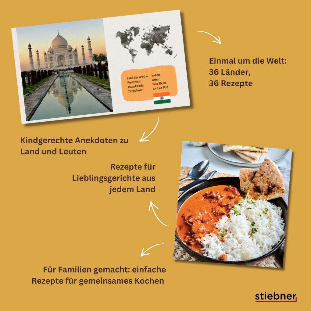 Weitere Ansicht: Taste the World Das Familienkochbuch | Maria Lindboe, Tore Lindboe